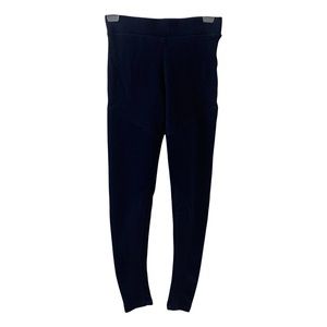 Lime & Vine High Rise Leggings Blue Soft Cozy Stretchy Women’s Small